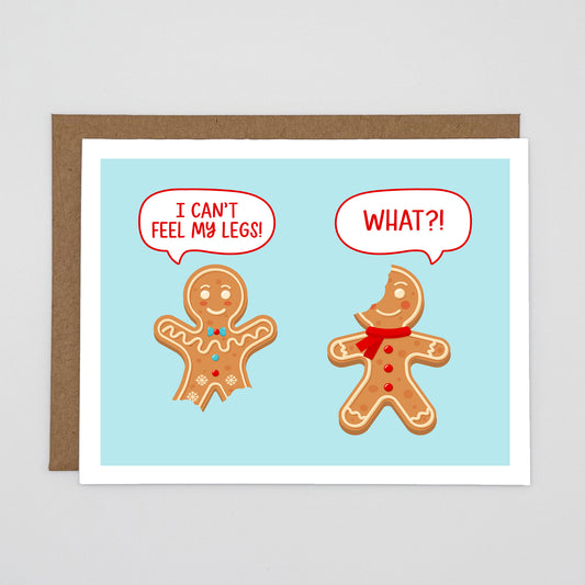 Gingerbread Man Christmas Card