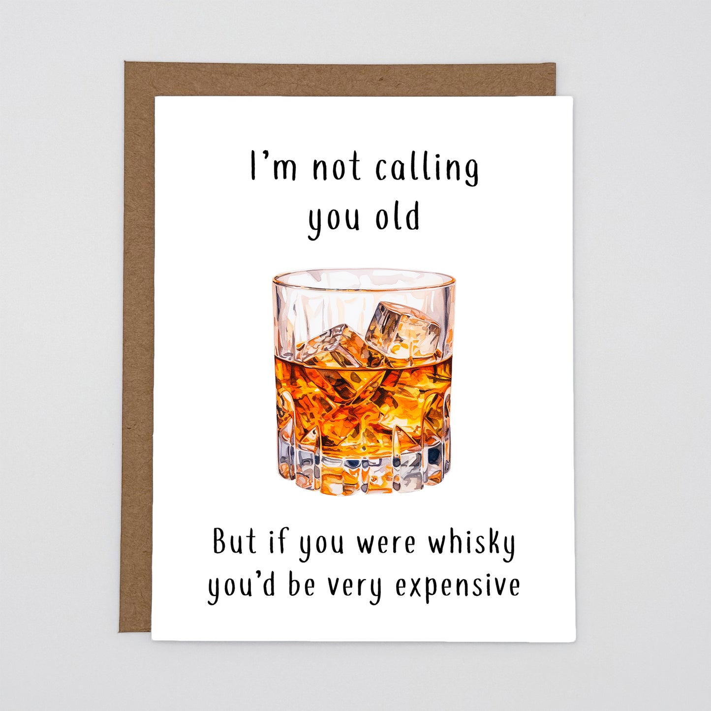 Whisky Birthday Card