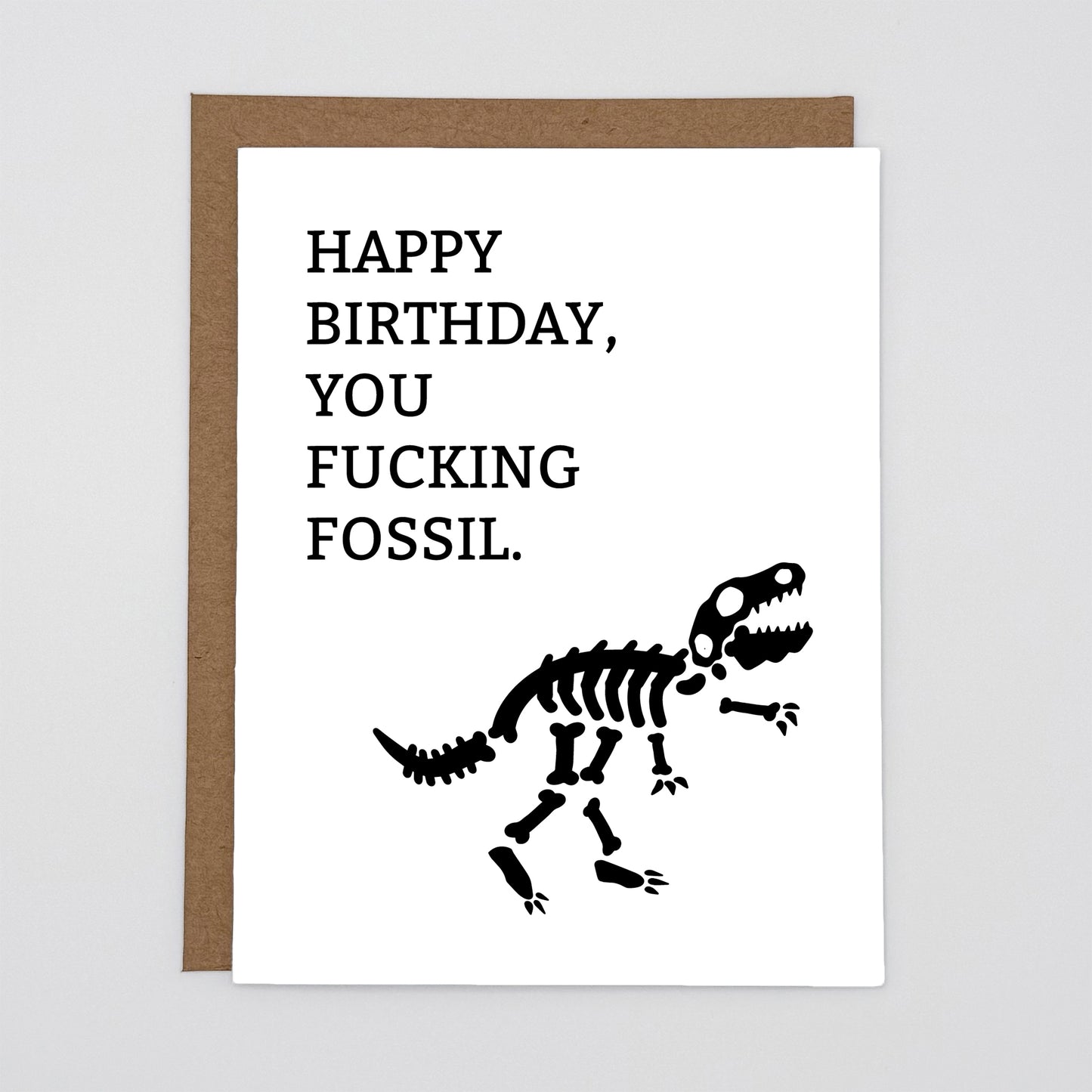 Fossil Birthday Card