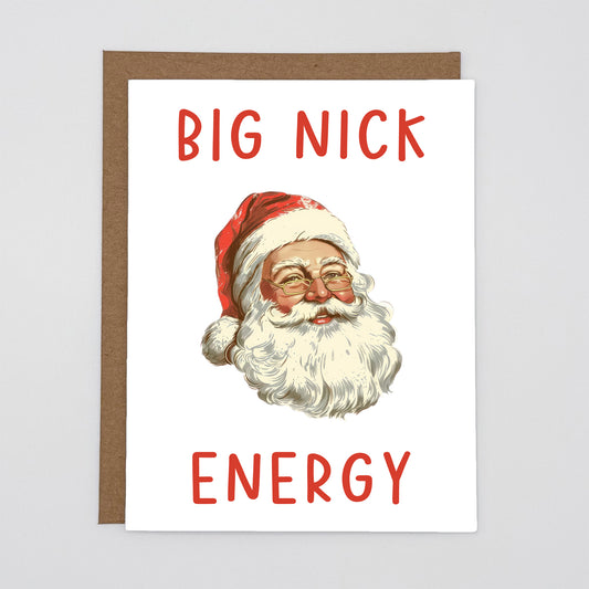 Big Nick Energy Christmas Card