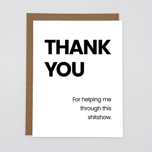 Shitshow Thank You Card