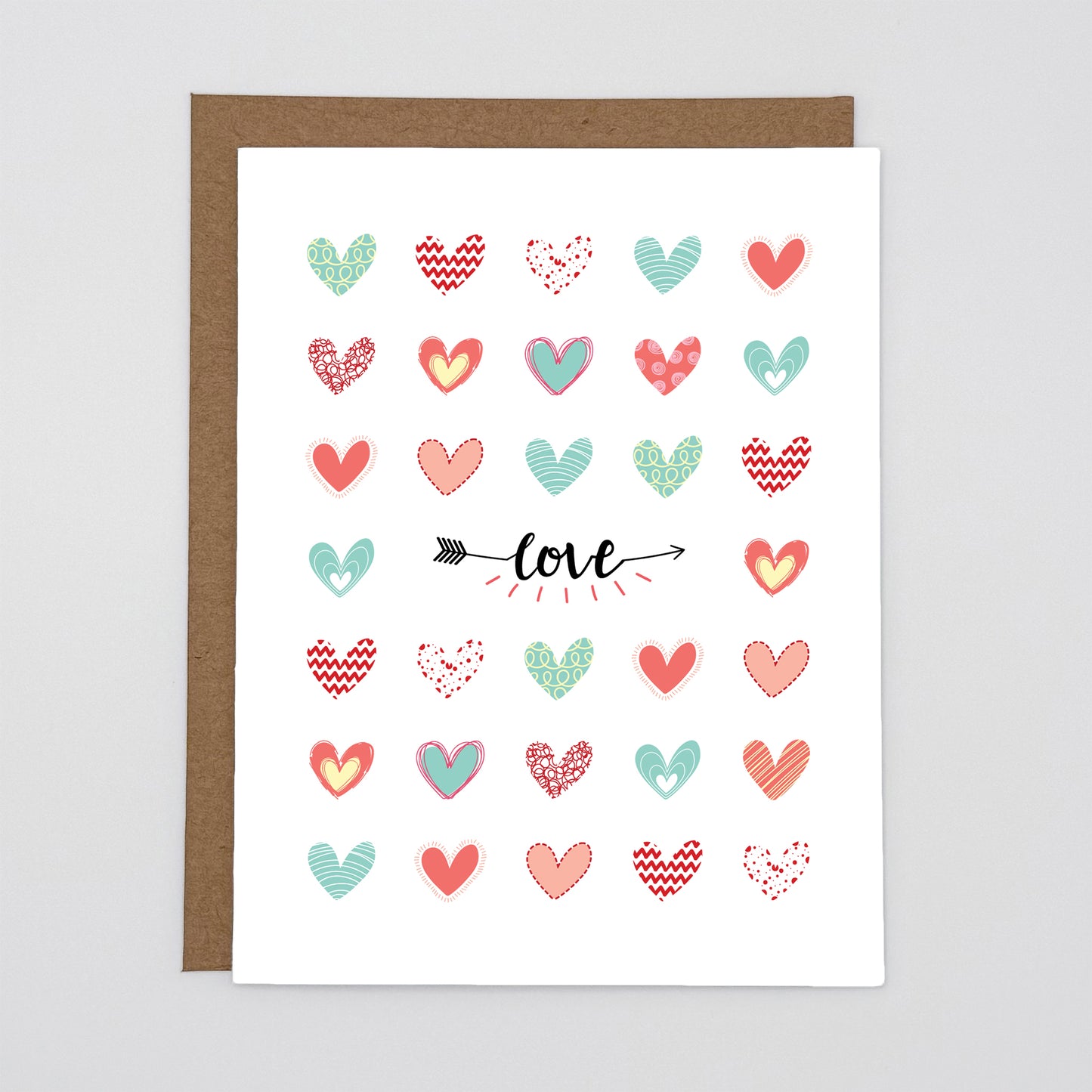 Love Hearts Cute Card