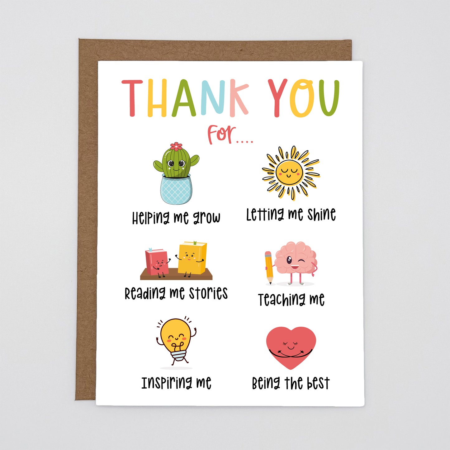 Teacher Thank You Card