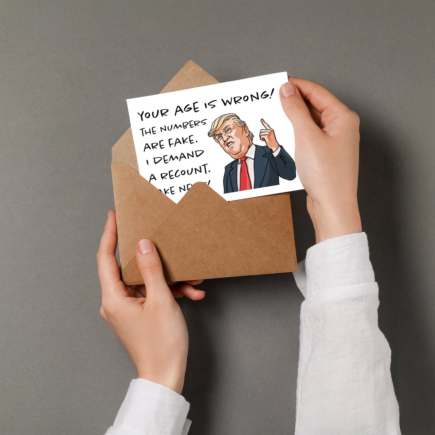 Fake News Birthday Card