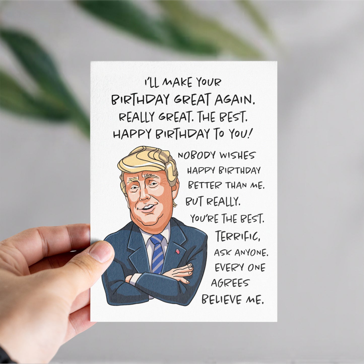 I'll Make Your Birthday Great Again Card