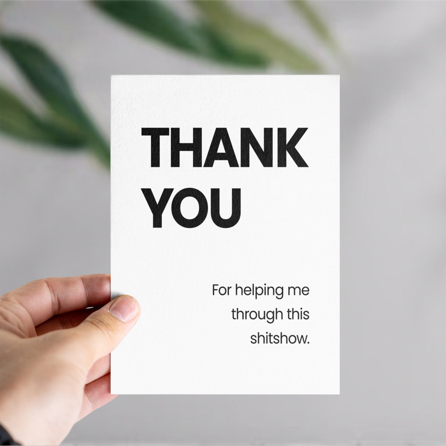 Shitshow Thank You Card