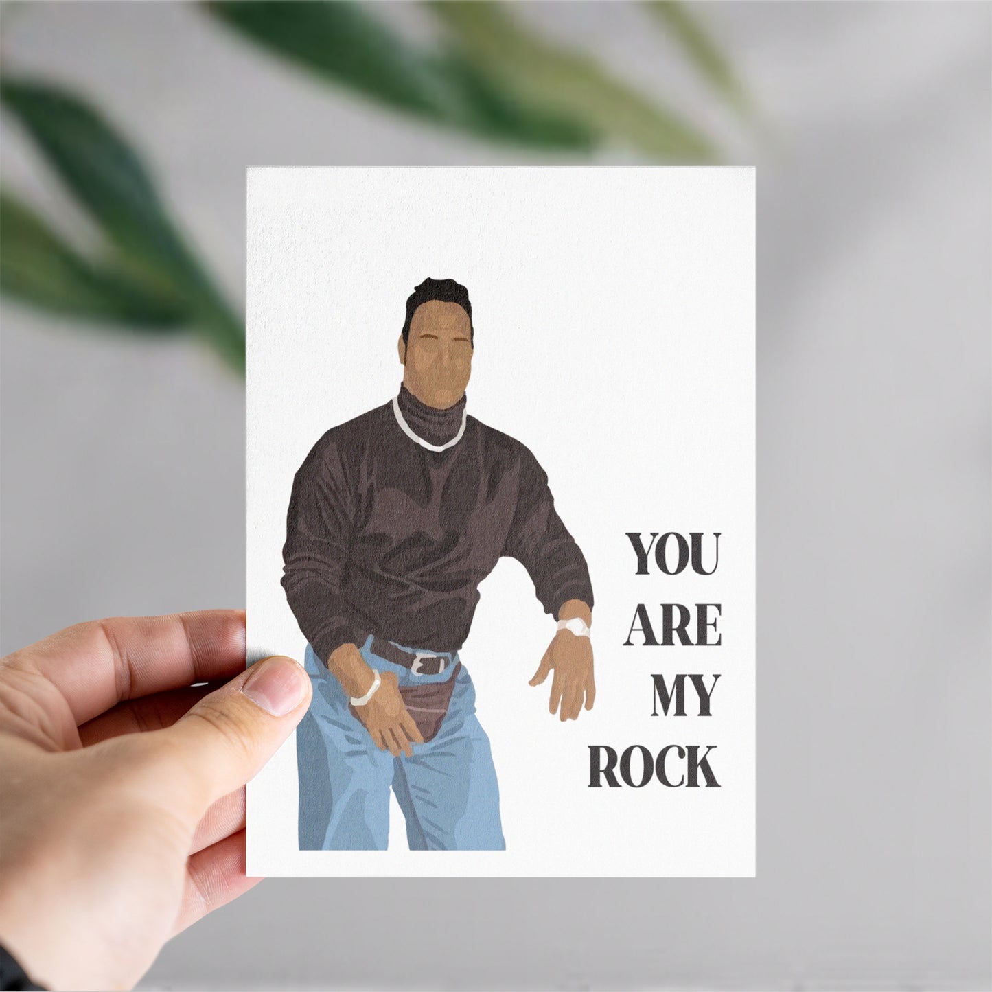 You Are My Rock Card