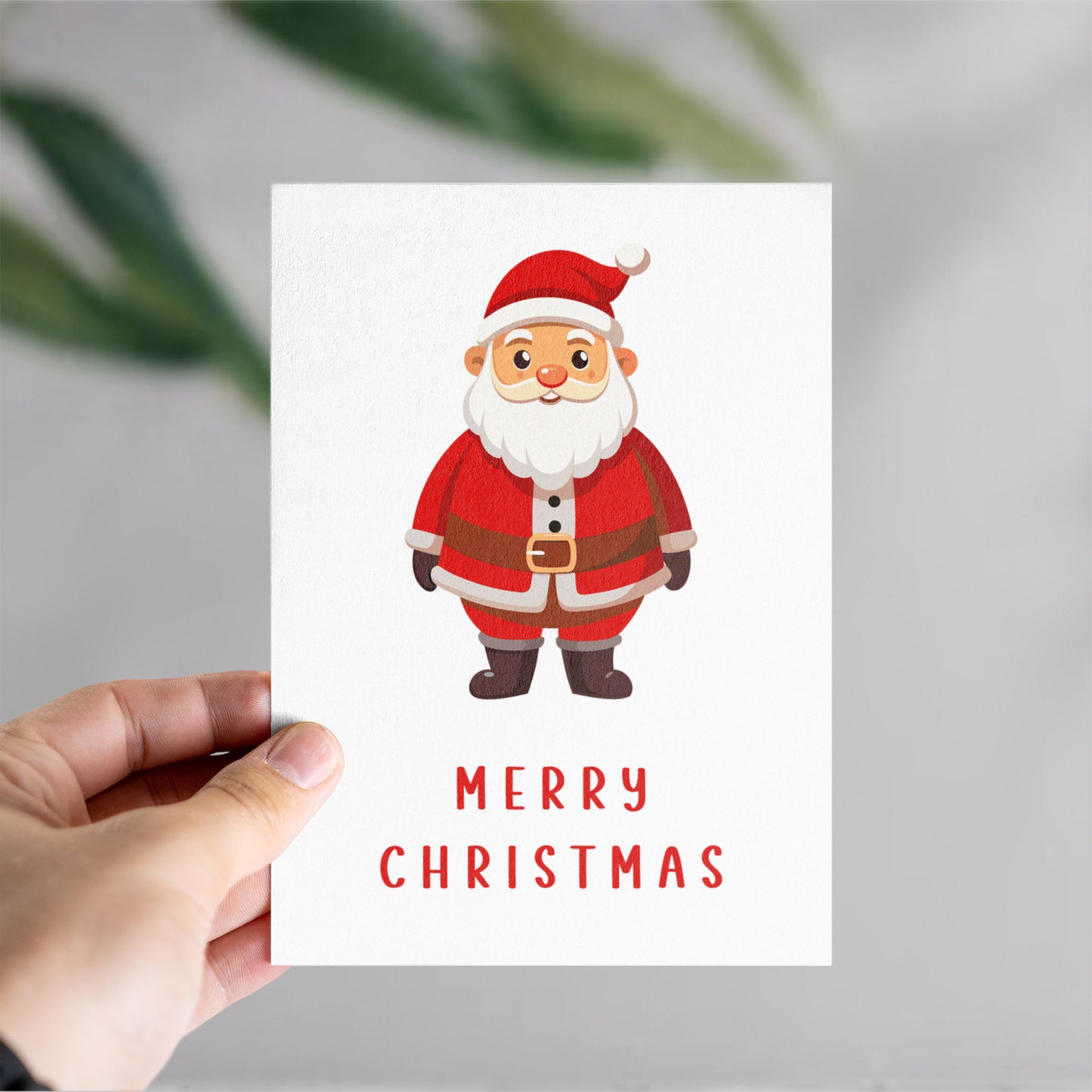 Santa Merry Christmas Card