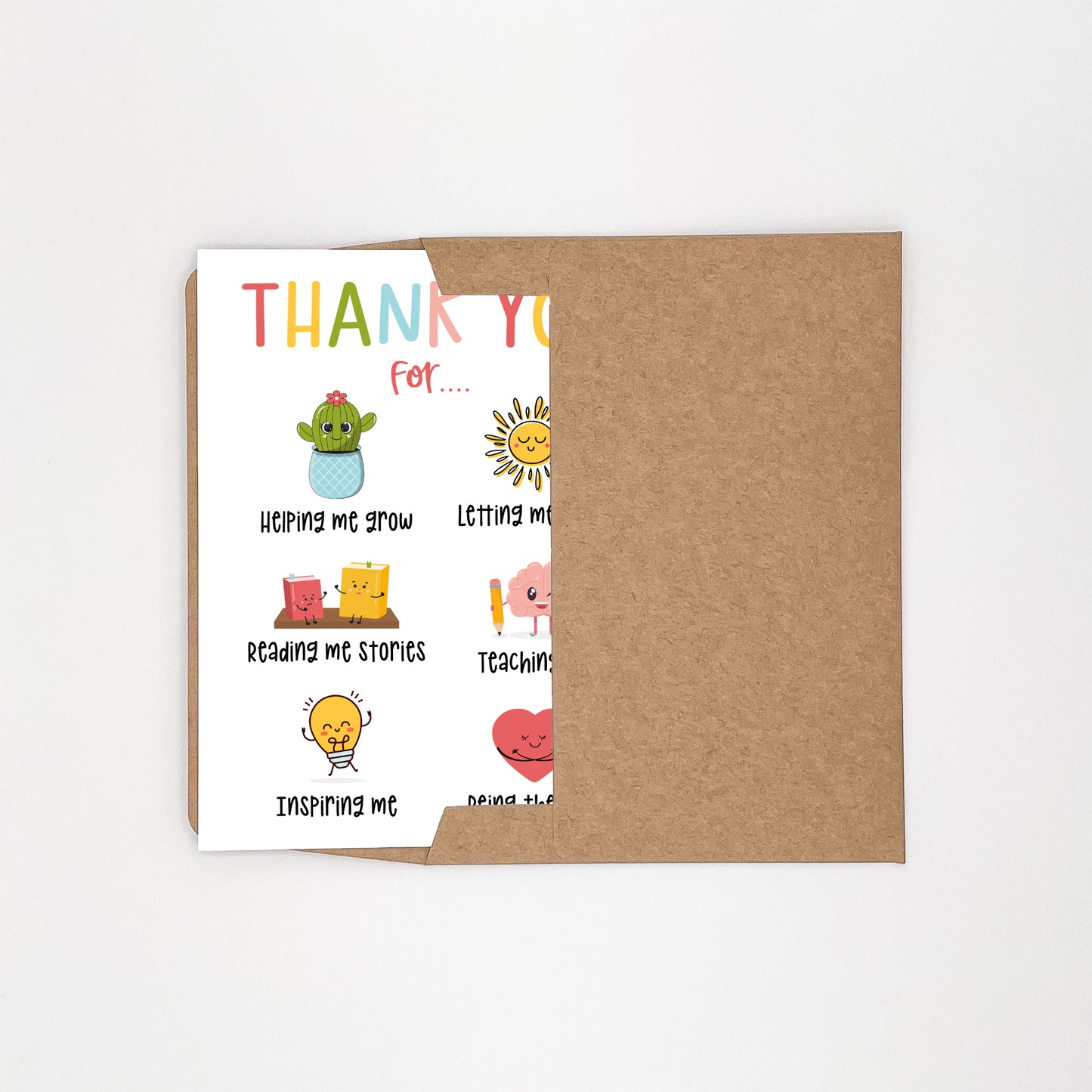 Teacher Thank You Card