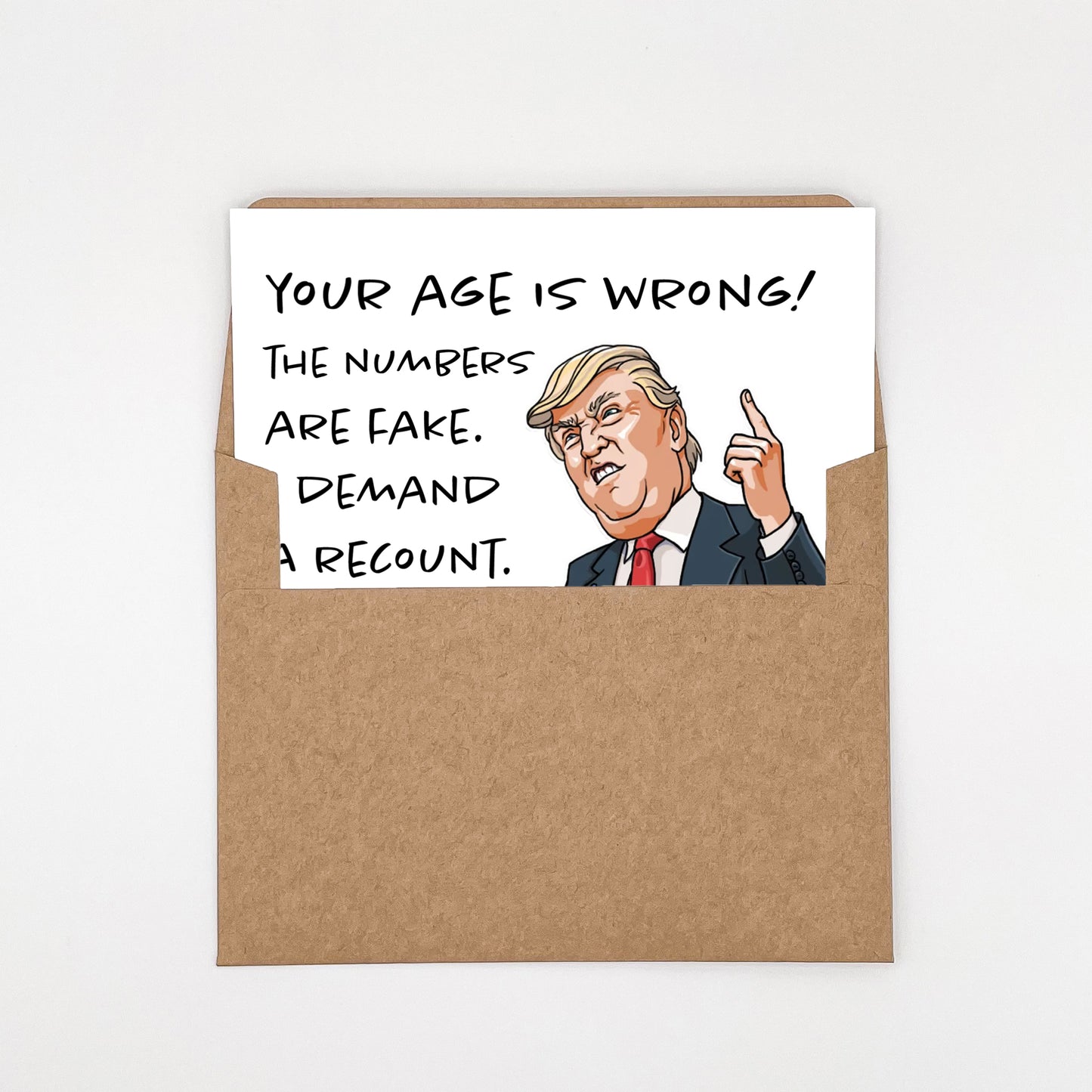 Fake News Birthday Card