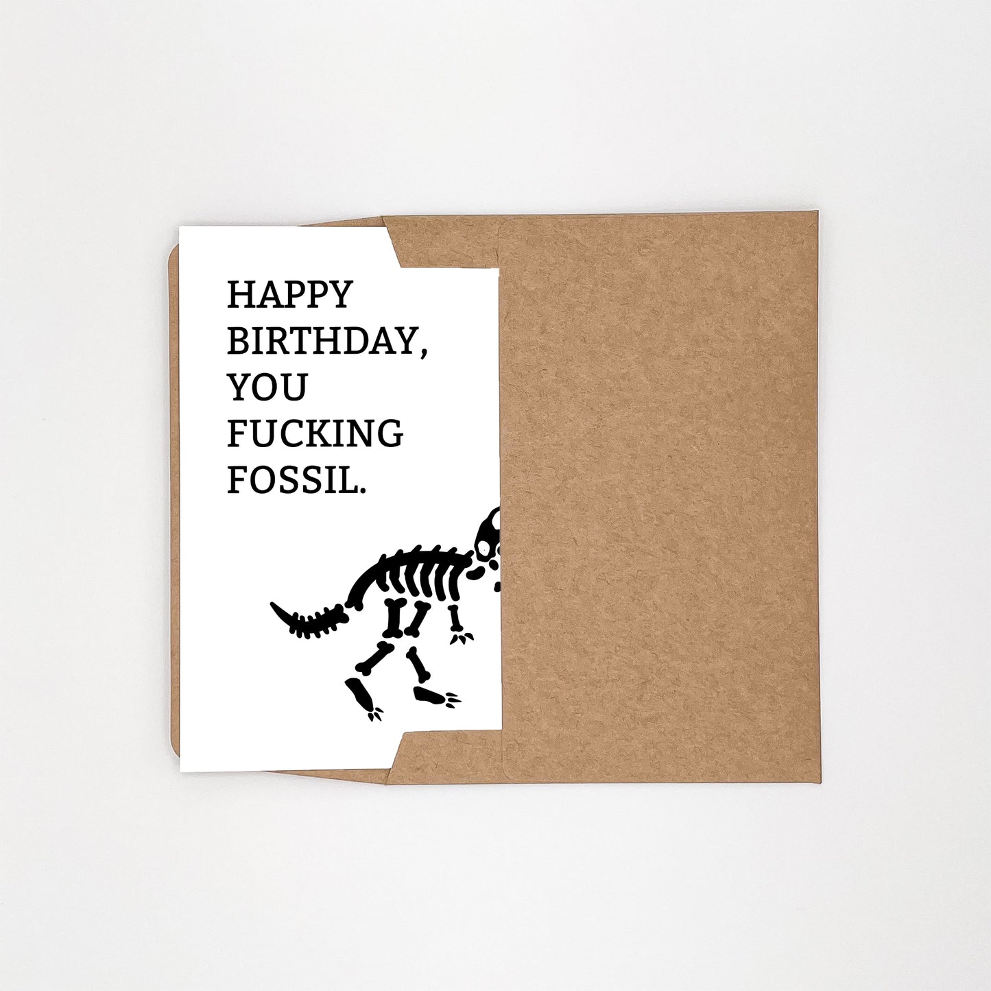 Fossil Birthday Card