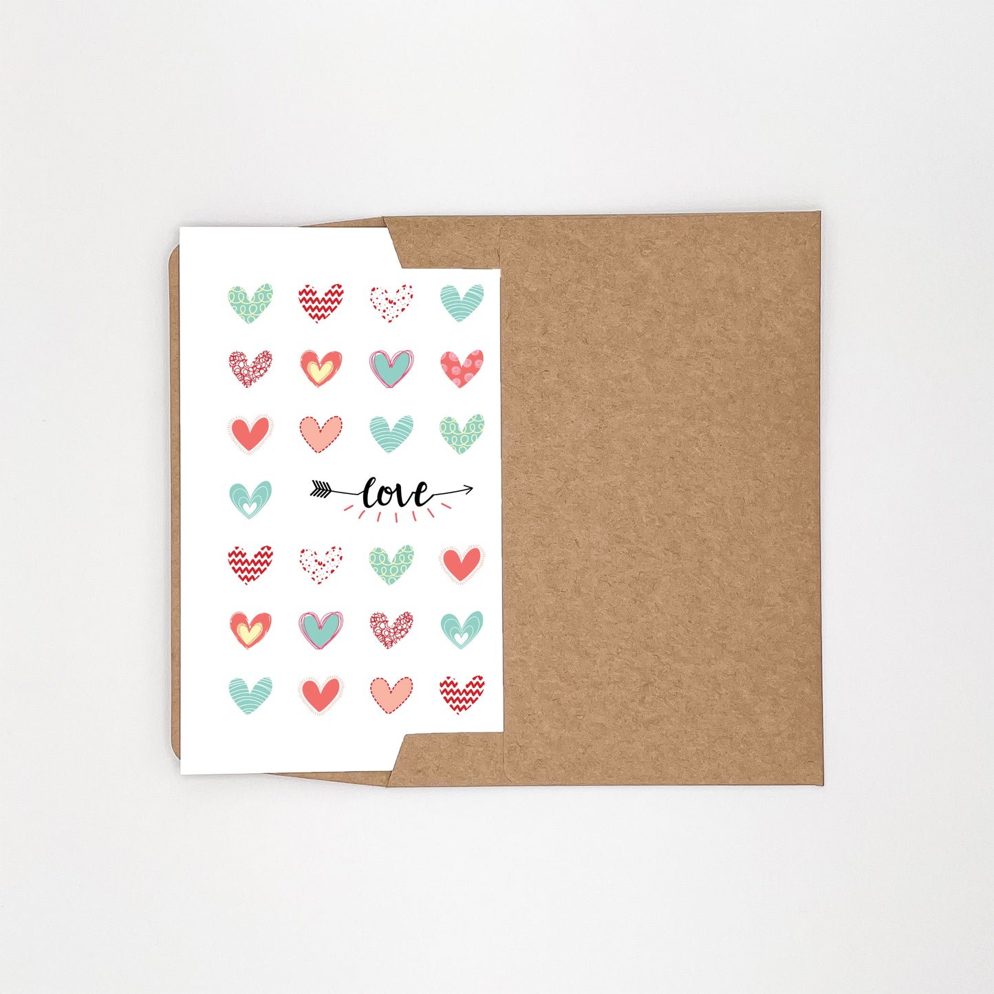 Love Hearts Cute Card