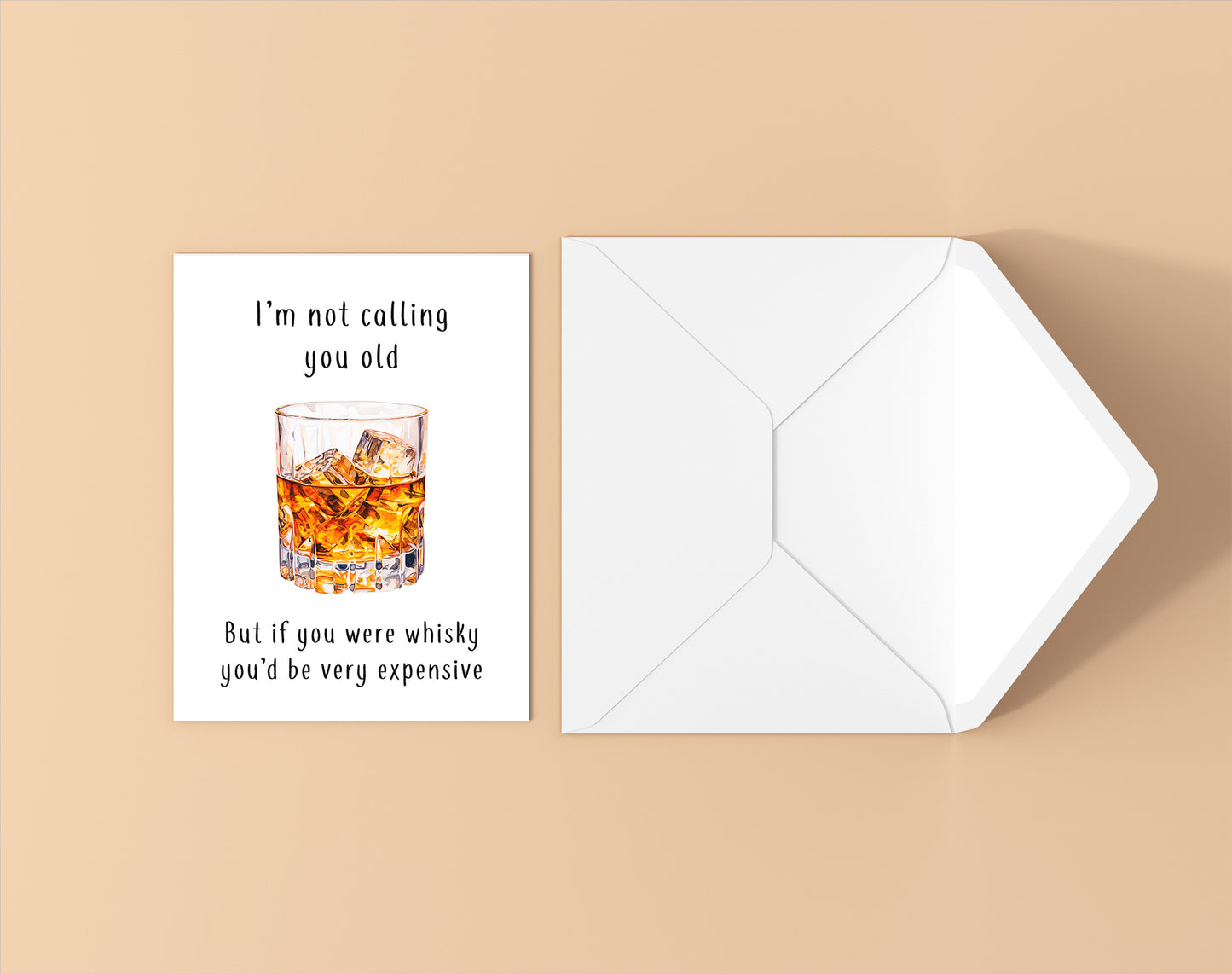 Whisky Birthday Card