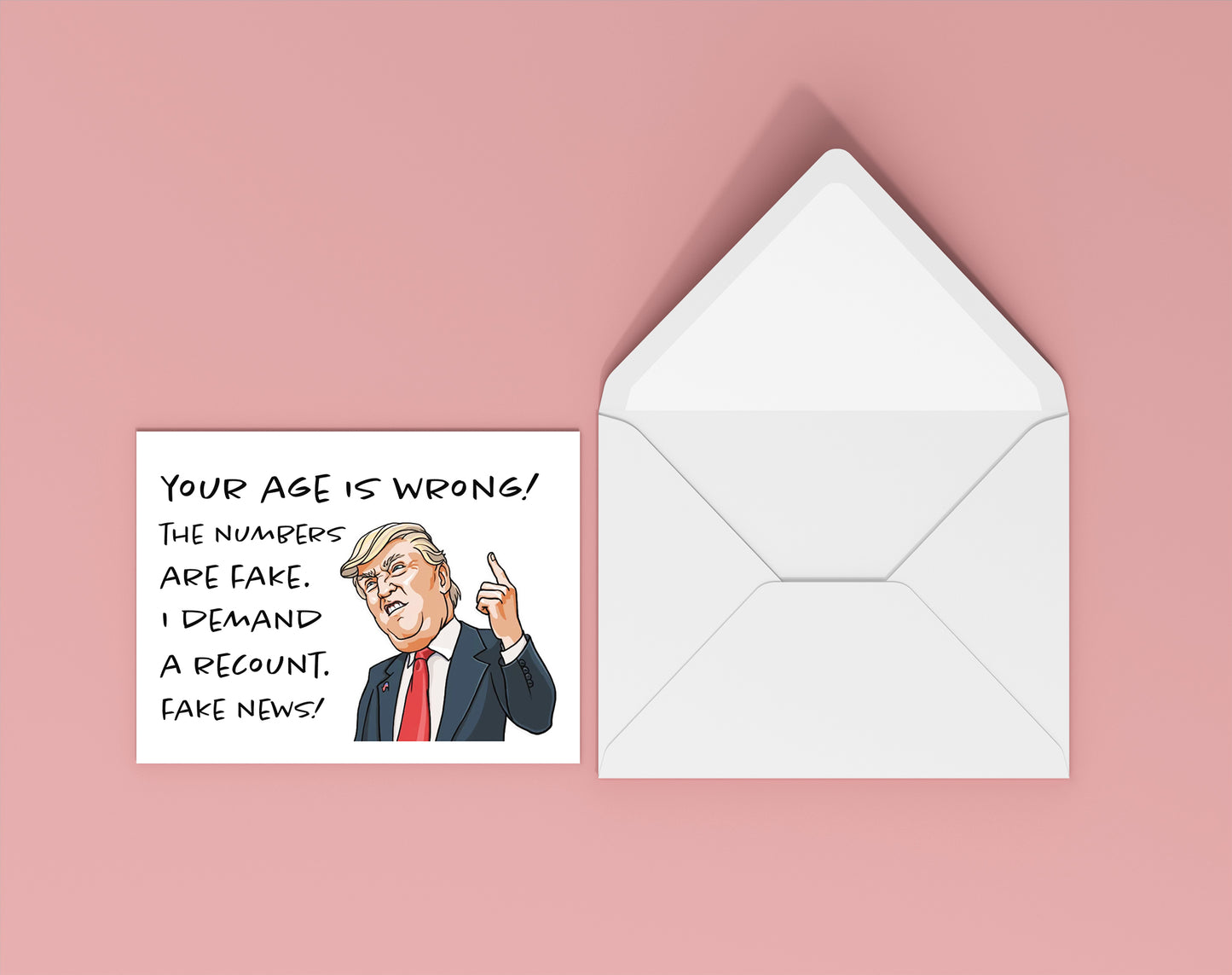 Fake News Birthday Card