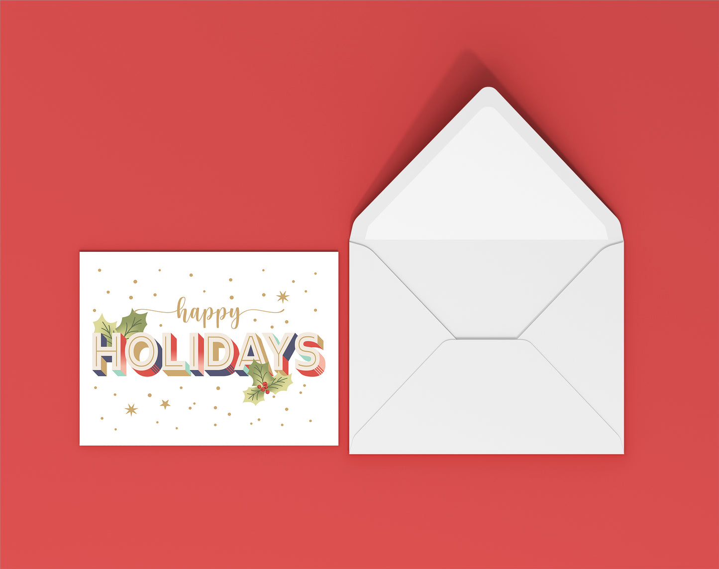 Happy Holidays Christmas Card