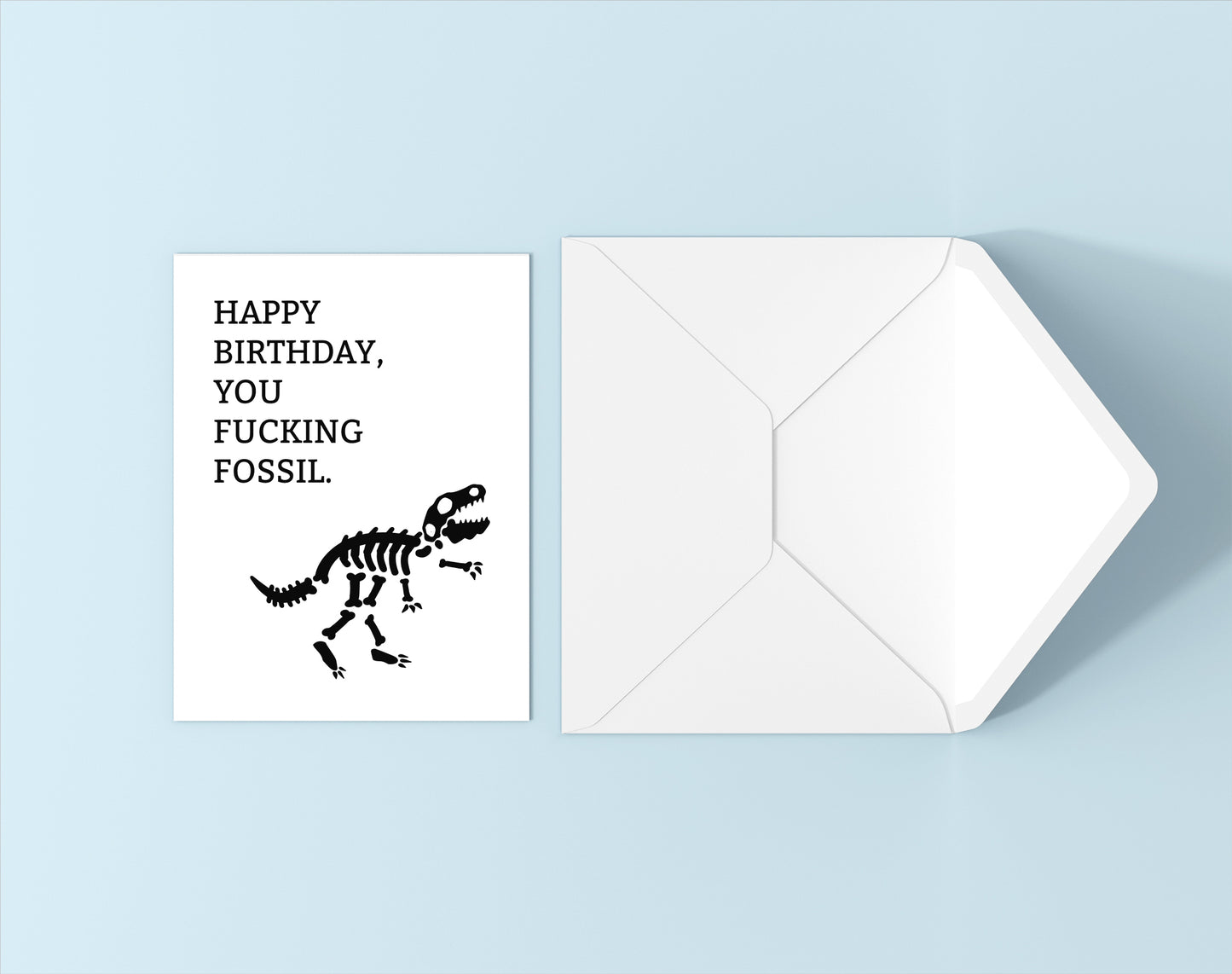 Fossil Birthday Card