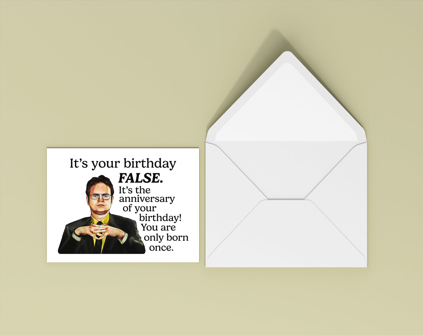 False Birthday Card