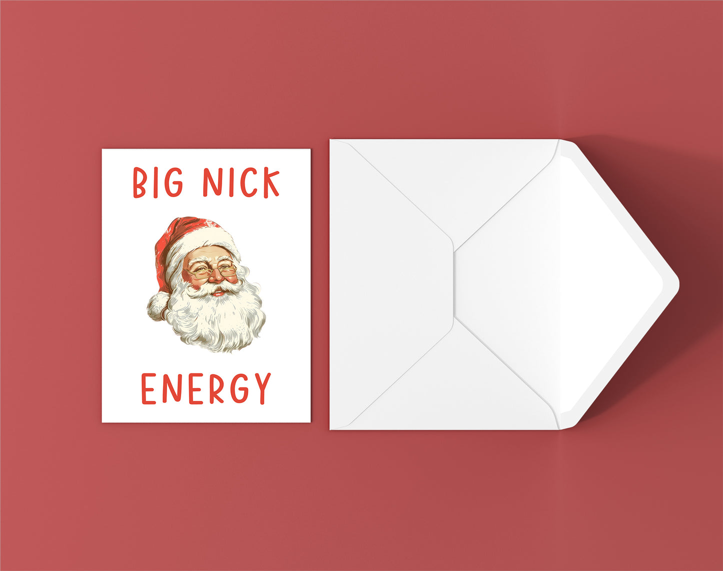 Big Nick Energy Christmas Card