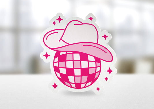 Disco Cowgirl Sticker